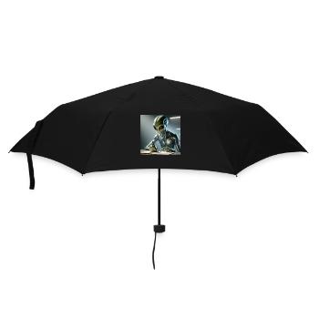 Writers are out of this world - Umbrella (small) - black - Front