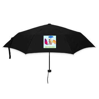 Make your choice wind kite wing bleue - Parapluie standard - noir - Devant