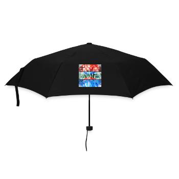 Gamer - Regenschirm (klein) - Schwarz - Vorne