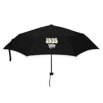 1935 Retro Gift Idea - Umbrella (small) - black - Front