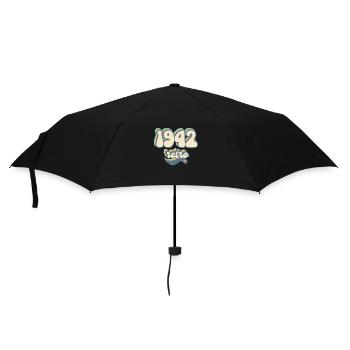1942 retro idée cadeau - Parapluie standard - noir - Devant