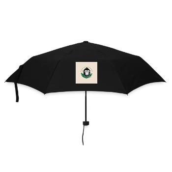 Affe - Regenschirm (klein) - Schwarz - Vorne
