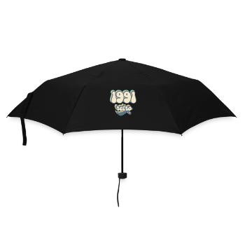 1991 retro idée cadeau - Parapluie standard - noir - Devant