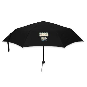 2005 Retro Gift Idea - Umbrella (small) - black - Front