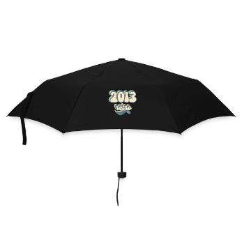 2013 Retro Gift Idea - Umbrella (small) - black - Front