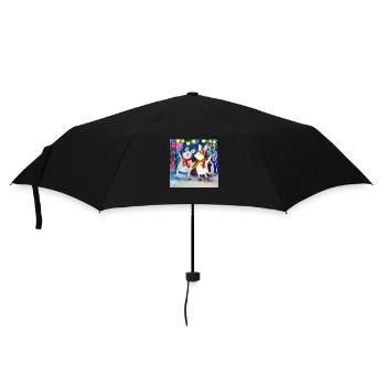 Animal Carnival - Umbrella (small) - black - Front