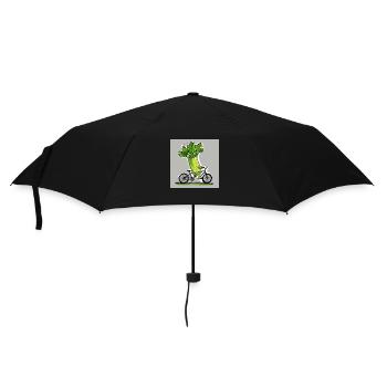 Poireau cycliste - Parapluie standard - noir - Devant