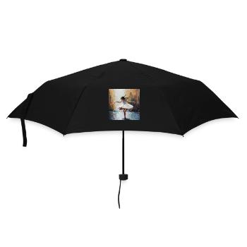 Tanzen im Regen - Regenschirm (klein) - Schwarz - Vorne