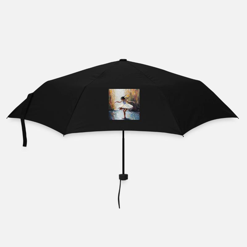 Dancing in the rain - Umbrella (small) - black