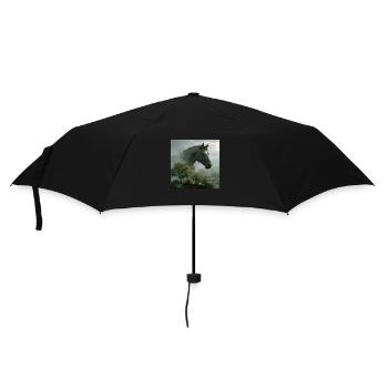 Étoile de cheval - Parapluie standard - noir - Devant