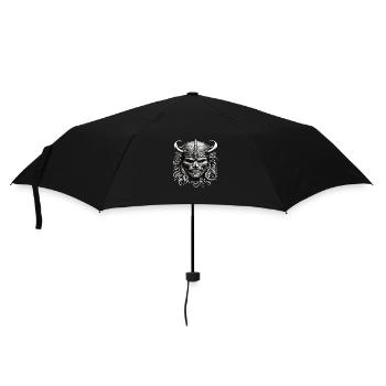 Viking Skull - Umbrella (small) - black - Front