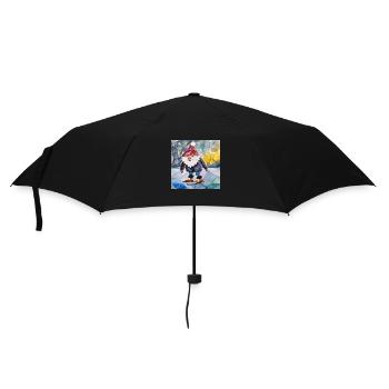 Für Krallen - Regenschirm (klein) - Schwarz - Vorne