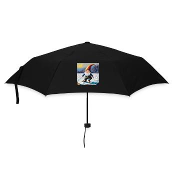 Winter Winter - Regenschirm (klein) - Schwarz - Vorne