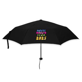 Happy New Year 2025 - Umbrella (small) - black - Front