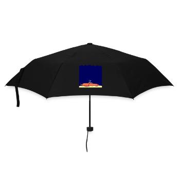 Submarine sunk ground grounded - Umbrella (small) - black - Front