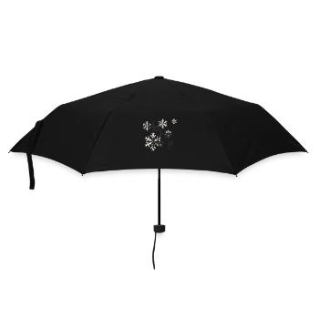 Ho Ho Ho - Regenschirm (klein) - Schwarz - Vorne