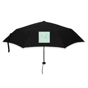 Weihnachten Familie Christmas Family - Umbrella (small) - black - Front