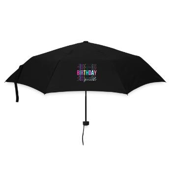 Birthday girl - birthday gift idea - Umbrella (small) - black - Front