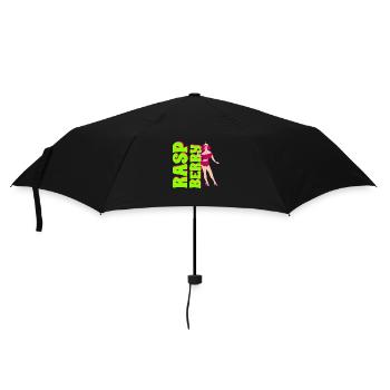 Vintage Pin-up Framboise - Parapluie standard - noir - Devant