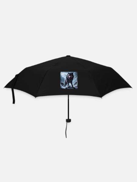 PRIMAL WOLF - Umbrella (small) - black