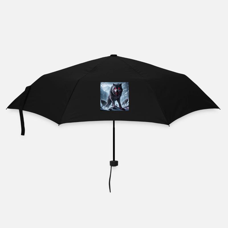 PRIMAL WOLF - Umbrella (small) - black