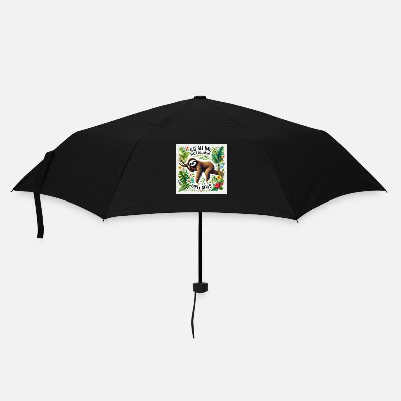 Nap All day sleep all night party never - Umbrella (small) - black