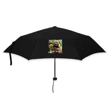 Zu langsam, um einen Schrei zu geben - Regenschirm (klein) - Schwarz - Vorne