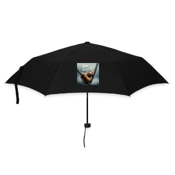 sleeping specialist - Umbrella (small) - black - Front