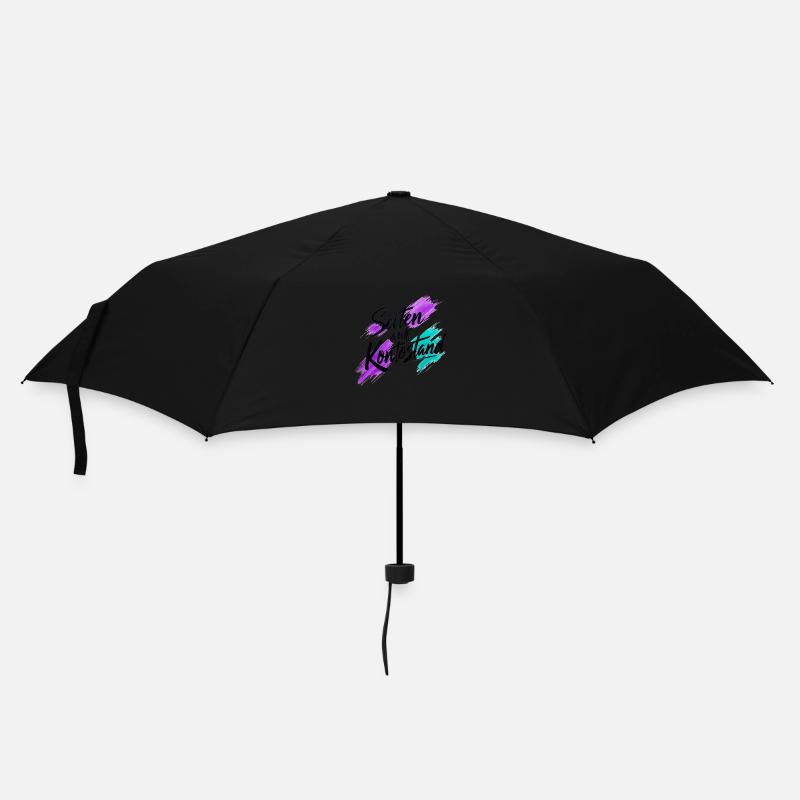 Seiten auf Kontostand - Regenschirm (klein) - Schwarz