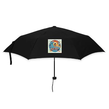 Surf paradise - Parapluie standard - noir - Devant