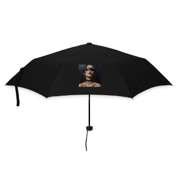 Frech - Regenschirm (klein) - Schwarz - Vorne