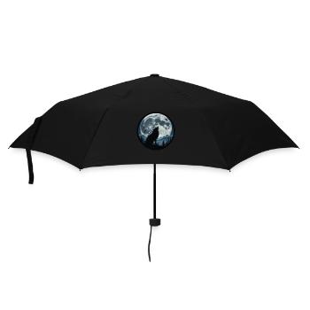 Loup hurlant 3458647 - Parapluie standard - noir - Devant