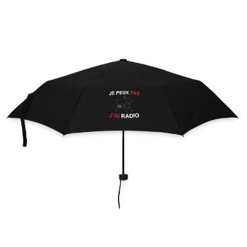Host Ich kann kein Radio haben - Regenschirm (klein) - Schwarz - Vorne