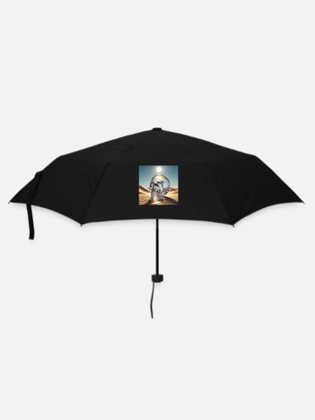 Crystal skull - Umbrella (small) - black