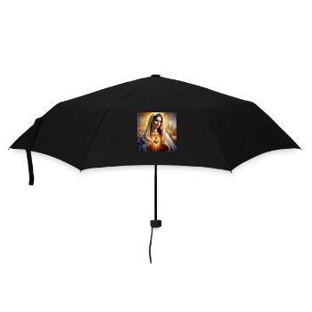 Holly Mary Maria Madonna Mariana Virgin Mary Holy - Umbrella (small) - black - Front