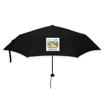 Barcelona Park Güell - Umbrella (small) - black - Front