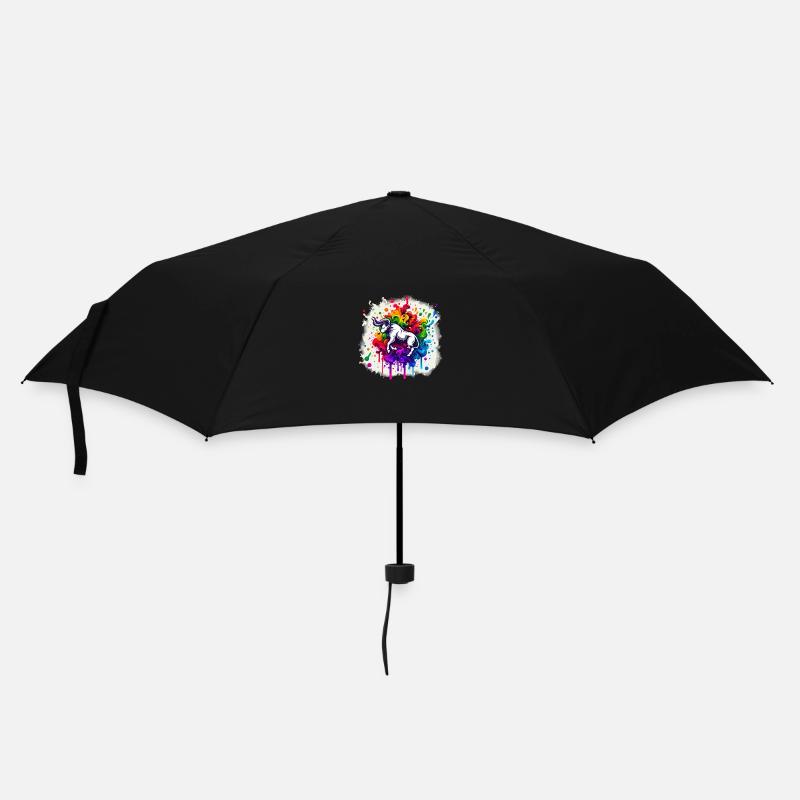 Zodiaque : Taureau - Parapluie standard - noir