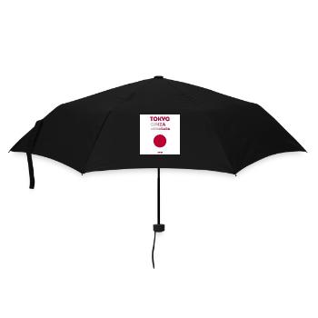 Tokio, Japan - Regenschirm (klein) - Schwarz - Vorne