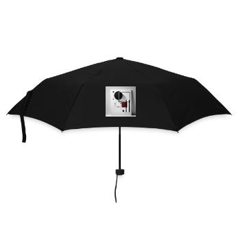 Geometric balance - Umbrella (small) - black - Front