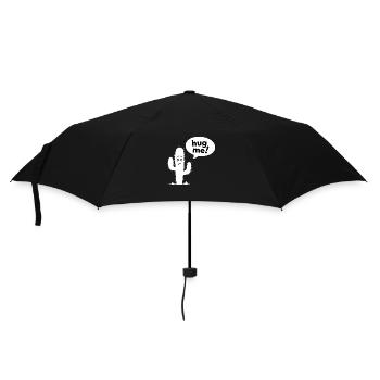 Hug Me! - Funny Cactus - Umbrella (small) - black - Front