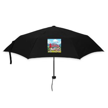 Österreich III - Regenschirm (klein) - Schwarz - Vorne
