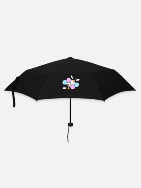 TransBee - Regenschirm (klein) - Schwarz