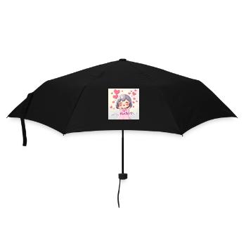 Sweet Heard - Regenschirm (klein) - Schwarz - Vorne