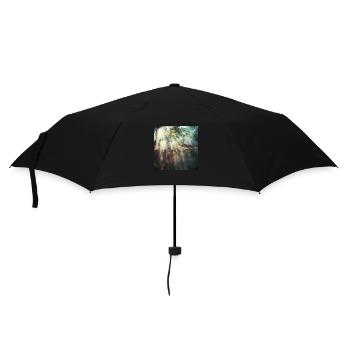 Rave - Regenschirm (klein) - Schwarz - Vorne