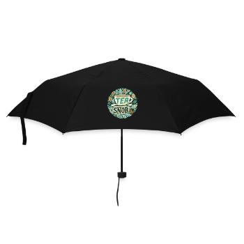 Tee-Snob - Regenschirm (klein) - Schwarz - Vorne