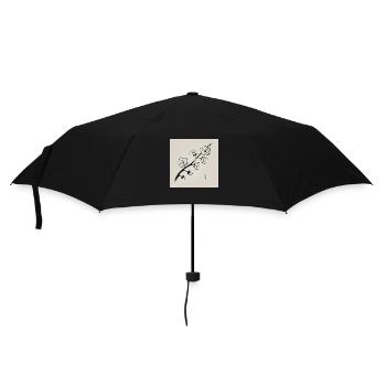 Japanese-style plum blossoms - Umbrella (small) - black - Front