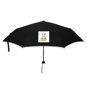 Hasenglück & Ostertraum - Regenschirm (klein) - Schwarz - Vorne