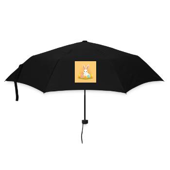 Ostertraum mit Hasi- - Regenschirm (klein) - Schwarz - Vorne