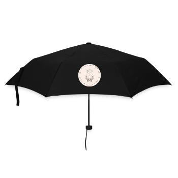 Wisdom - Let go of the past and fly off - Umbrella (small) - black - Front