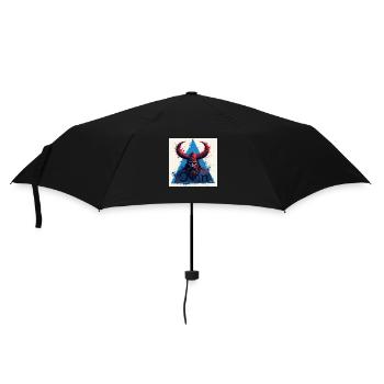 Odin - Regenschirm (klein) - Schwarz - Vorne